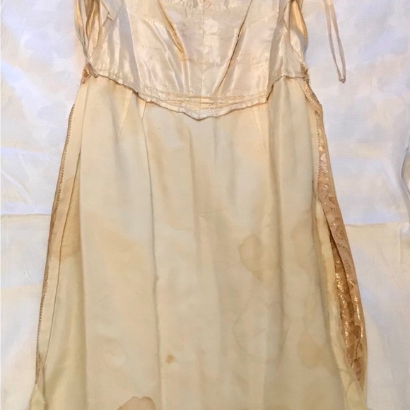 WOW! Vintage 50s Gold Lame Wiggle Dress Dorothy O’Hara. Classic. - Picture 12 of 16